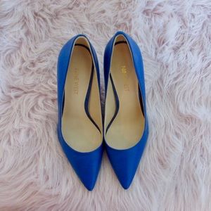 Blue High Heel Pumps